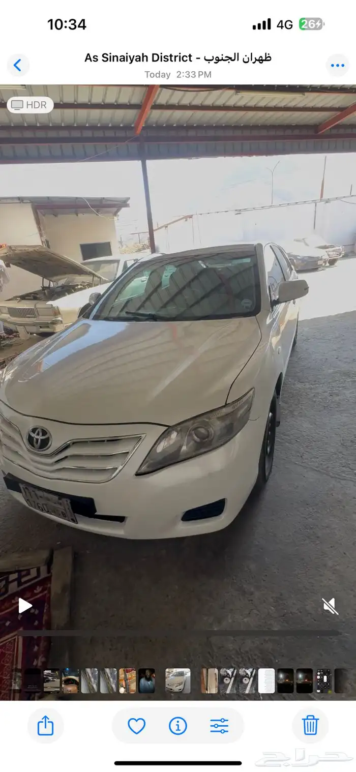 كامري gl2011 موتر نضيف ولا يشكو من شي منوه للمستخدم 0