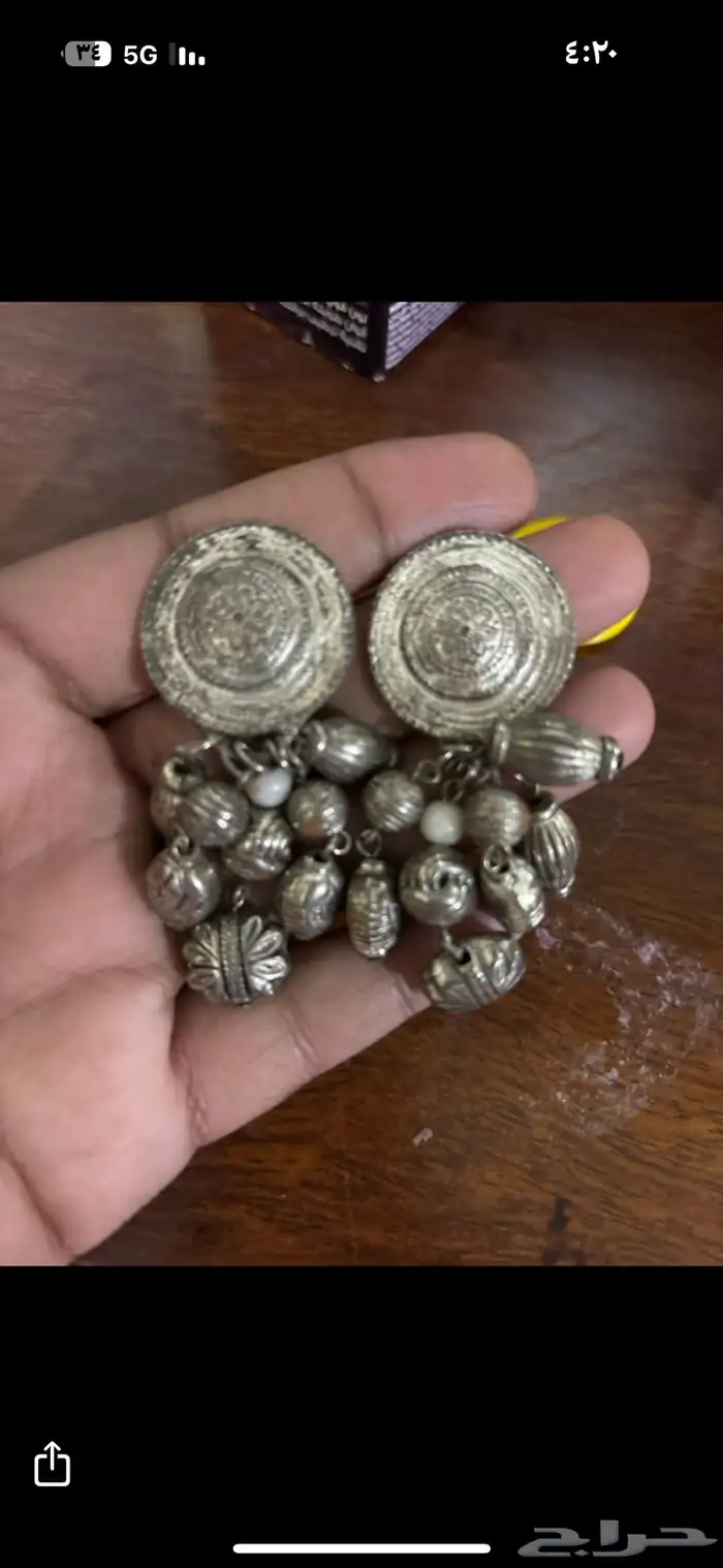 حلق فضه اصلي للبيع 0