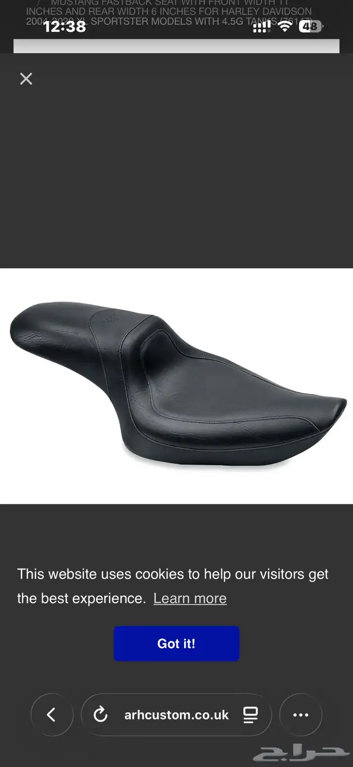 سيت هارلي سبوستر موستيج اصلي 0