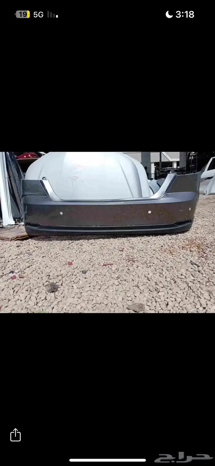 صدام كامري خلفي 2025 وكاله لون تيتانيوم 0