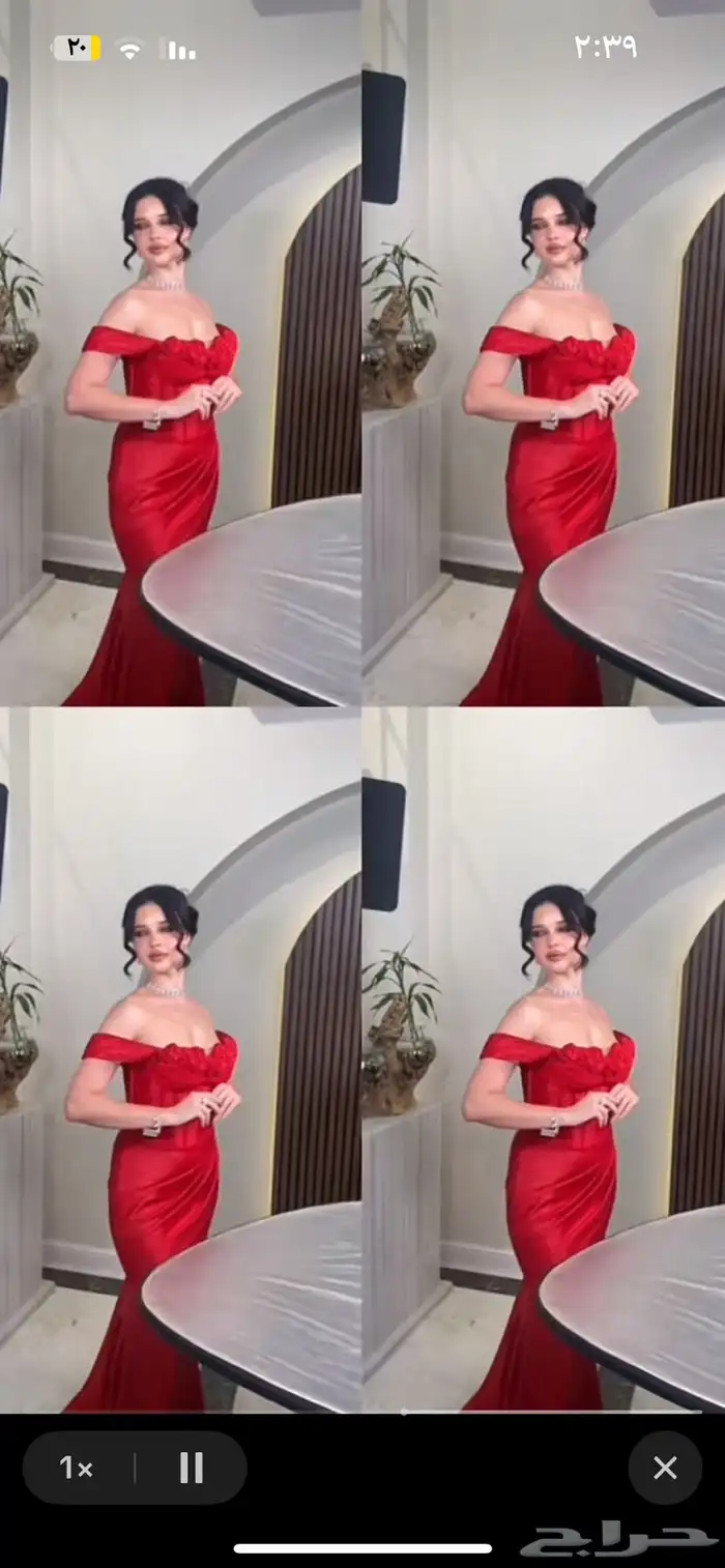 فستان احمر 1