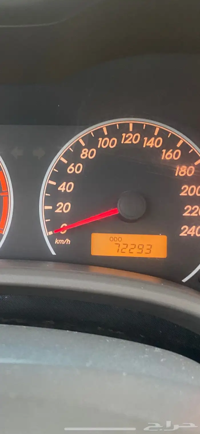 ( تم البيع )كورولا 2009 مخزن 72 الف كيلو قير عايدي 7