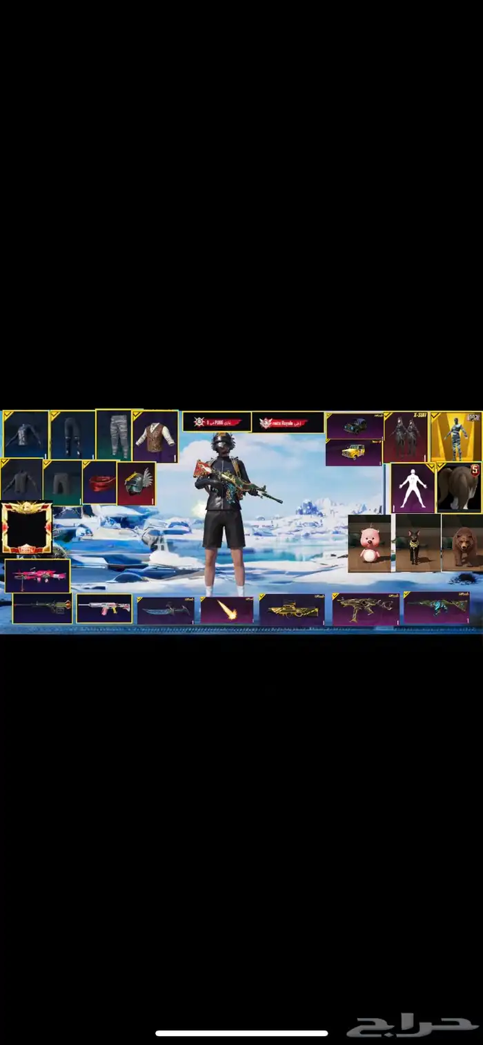 حساب بوبجي للبيع 0