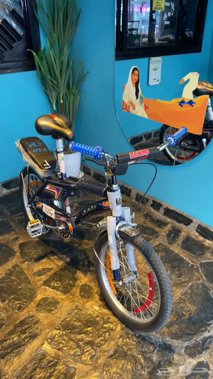 سيكل جديد لون كحلي النادر ماكمل شهر علئ سوم تبي تخفس لا تجي 1