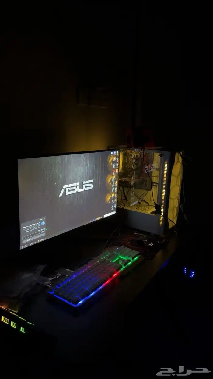 بيسي قيمنق جديد ماله شهر معاي مع ضمانه 0