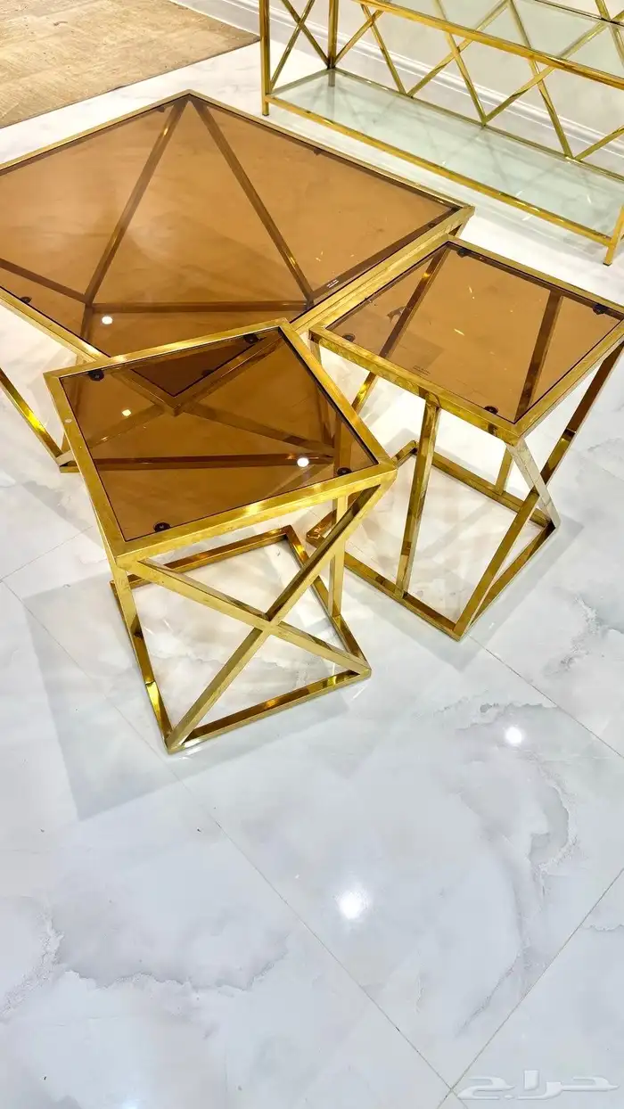 مجلس كامل مع طاولات وطاوله استقبال 7