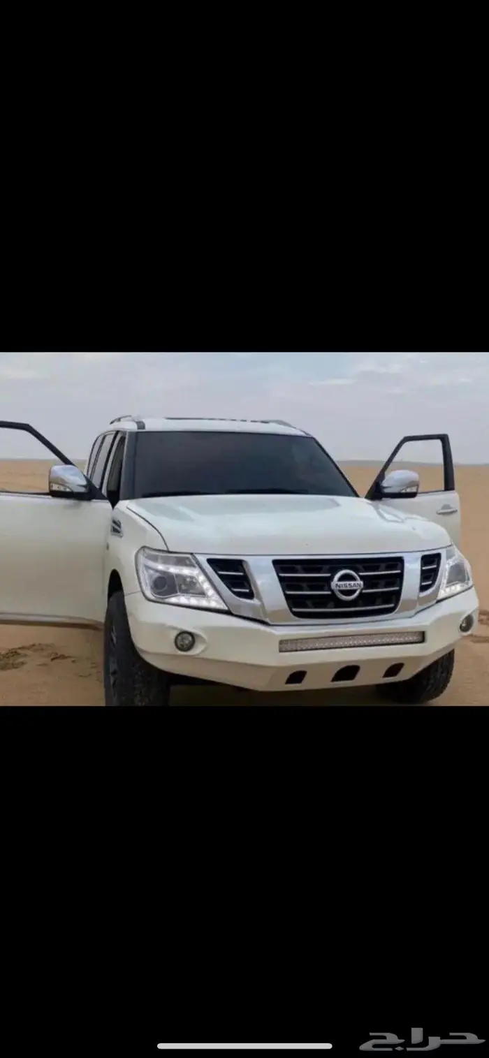 صدام باترول فيبر وفيه فتحه لتركيب ليد 0