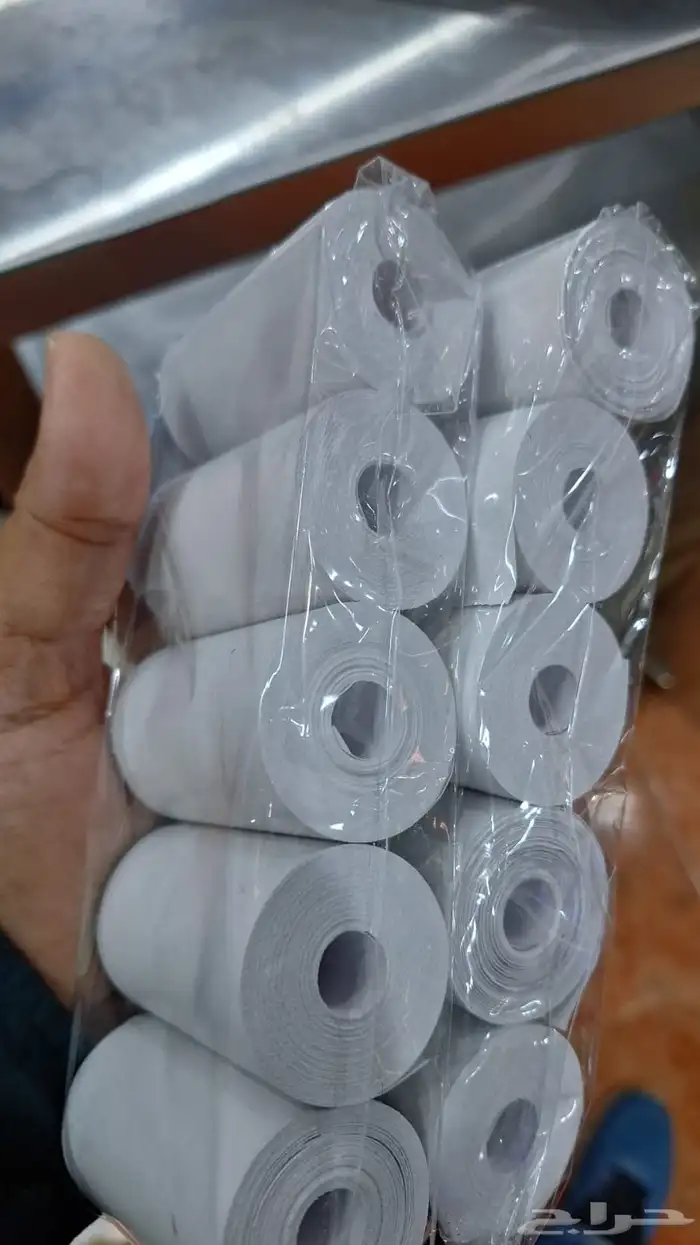 ورق حراري رول للاجهزة كاشير و اجهزة شبكة مدى 5