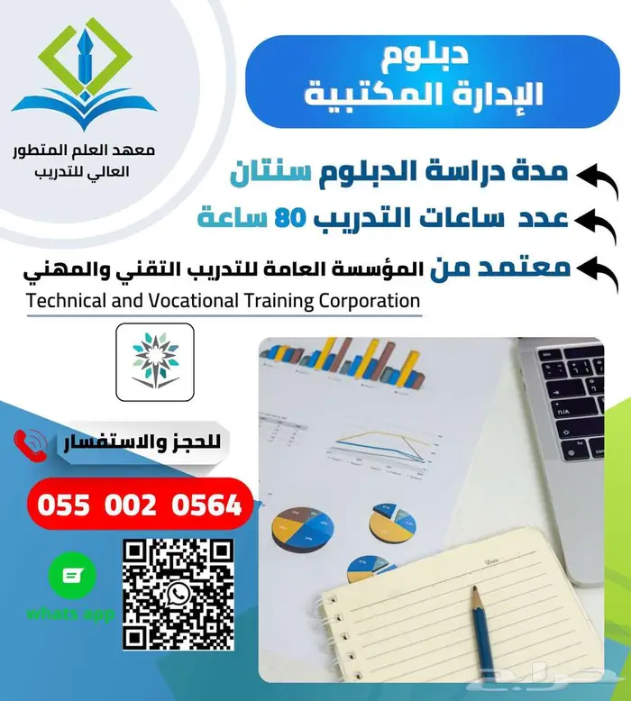 دبلوم الادارة المكتبية 0