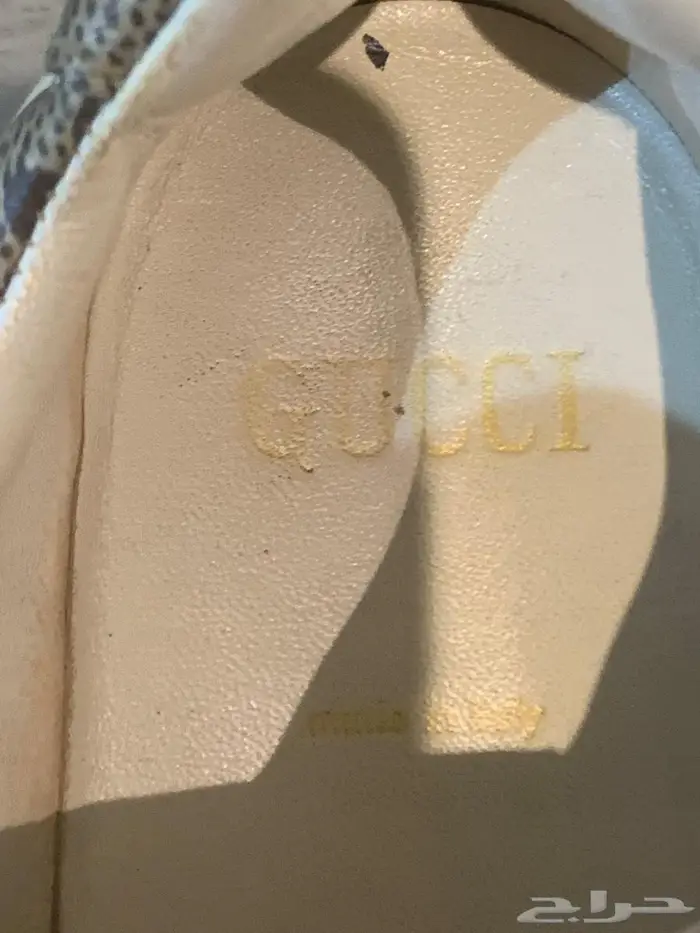 حذاء Gucci أصلي   مقاس 36 يلبس 37 4