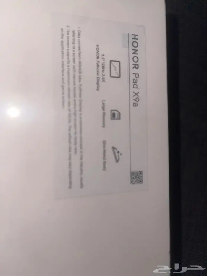 للبيع ايباد هونر x9a جديد مستخدم منفك من الكرتون 0