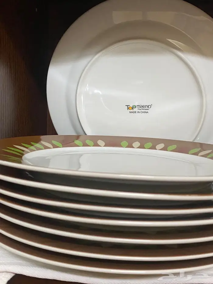 طقم صحون بورسلان اصلي 5