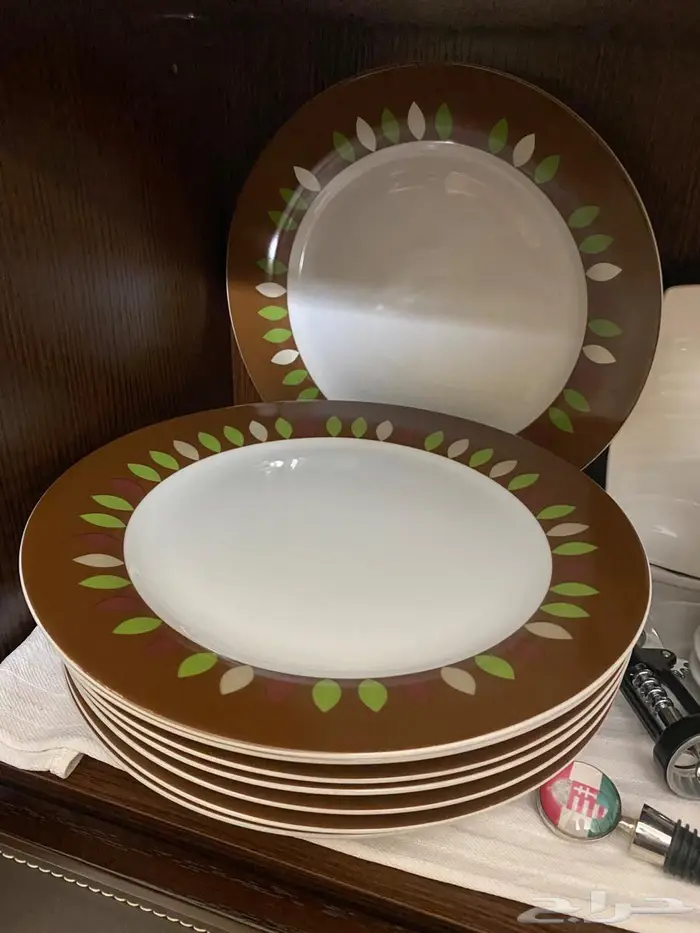 طقم صحون بورسلان اصلي 6