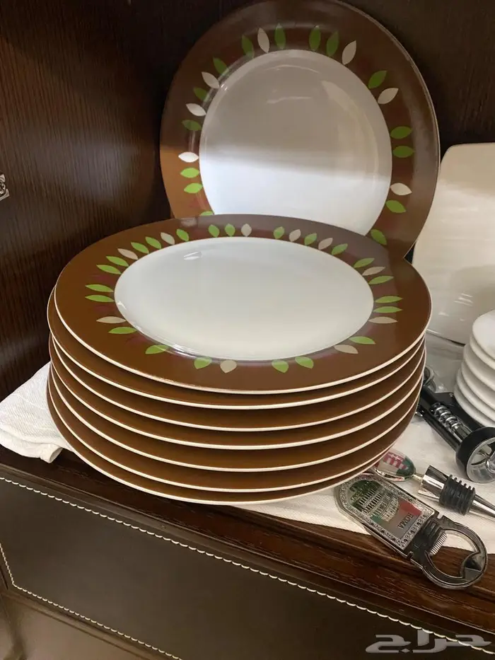 طقم صحون بورسلان اصلي 9