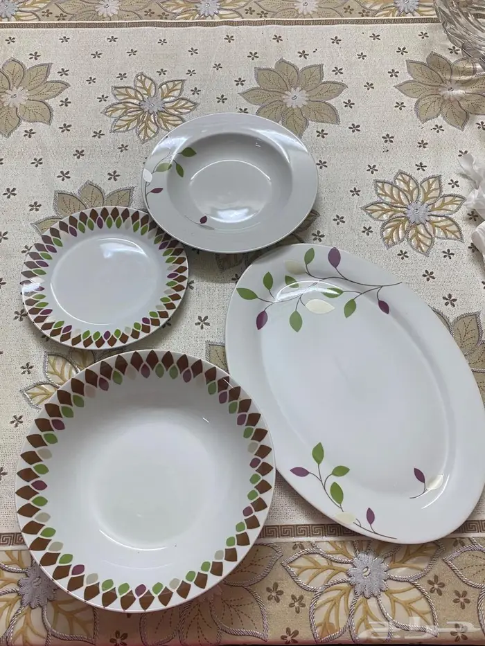 طقم صحون بورسلان اصلي 8