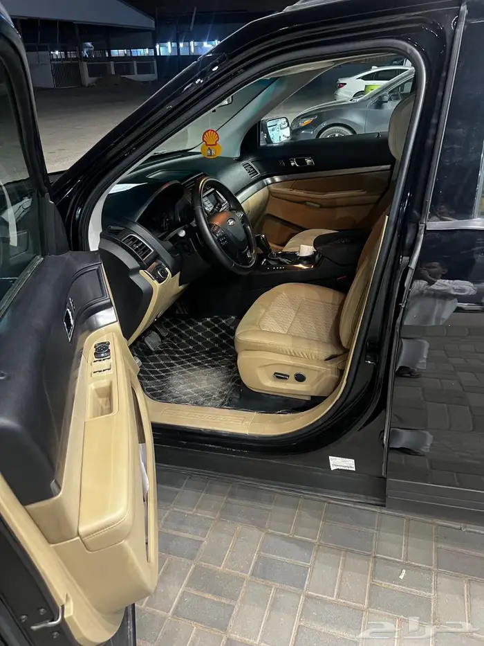 إكسبلورر أسود 2016 ستاندر بدون دبل خليجي ماشي 100ألف 11