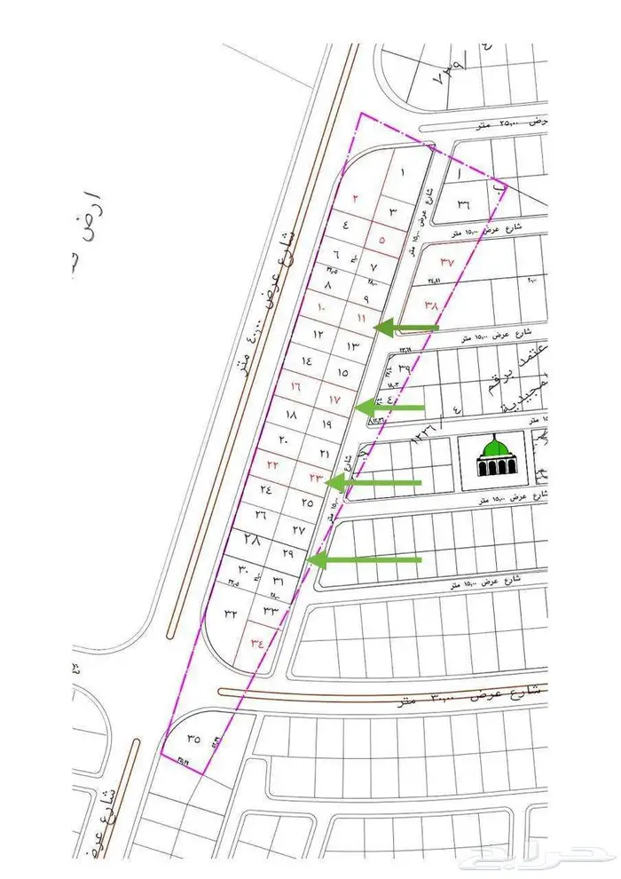 أراضي للبيع - الهفوف - الإحساء - حي الربوة 0