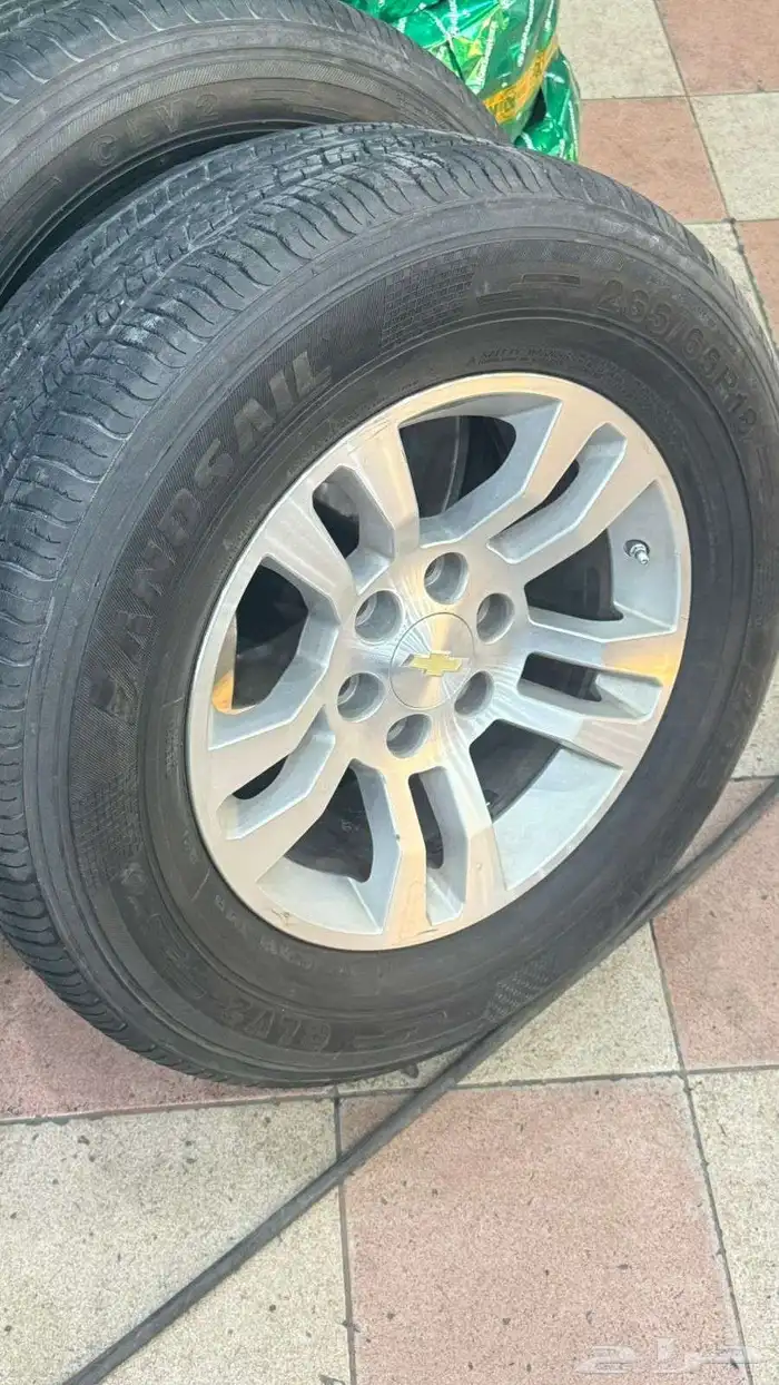 جنوط تاهو مع كفرات جديد للبيع 2