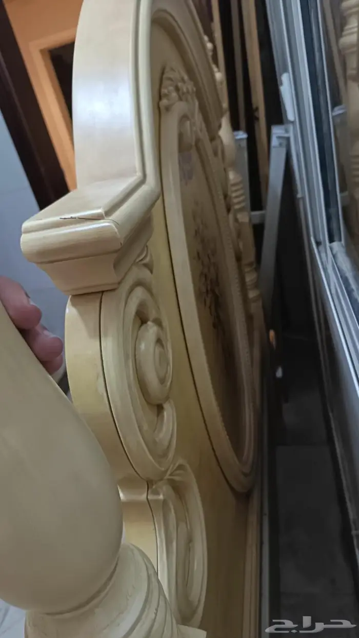 سرير نفر خشب اصلي جدة 1