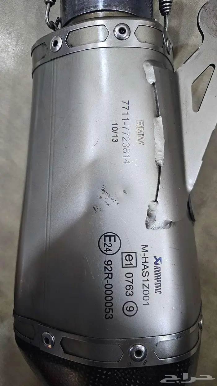 قزوز دباب BMW S1000RR HP4 تيتانيوم 5