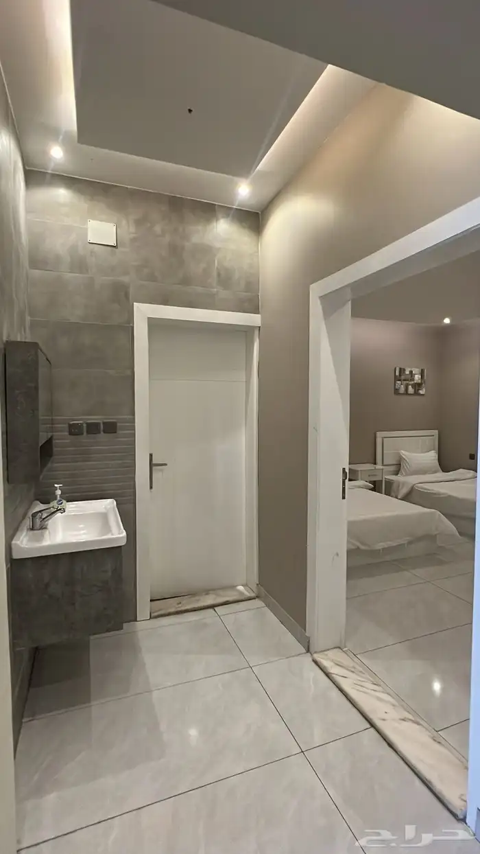 شاليهات للايجار نظام غرفتين صاله مسبح مطبخ حوش جلسات خارجيه 6