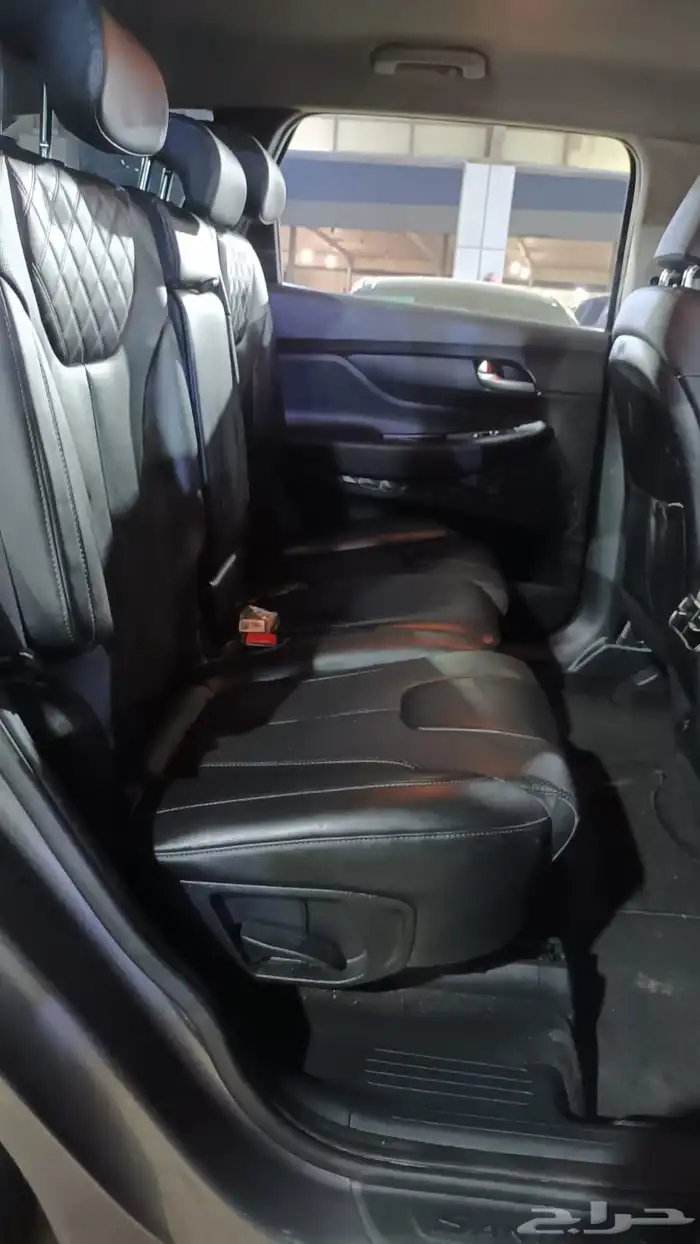 هيونداي سنتافي رصاصي 2022 ديزل بطاقة جمركية وارد كوريا 9