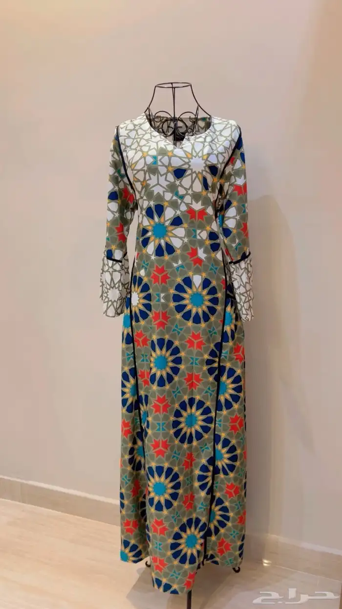 جلابيات قطن وكتان طبيعي 100 7