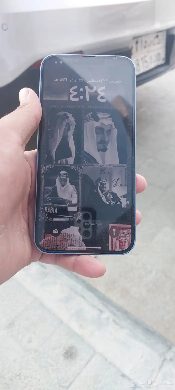 ايفون 14 بلس بطارية 100 كرتون وشاحن يا تلحق يا ما تلحق 4