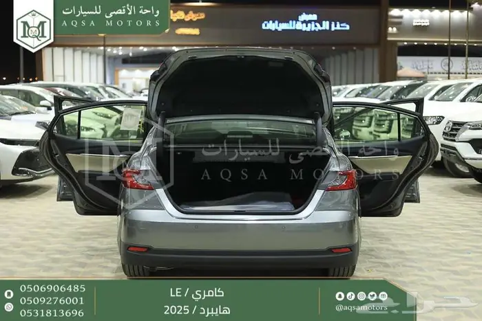 كامري LE فتحة بانوراما تيتانيوم هايبرد 2025 كاش وتقسيط بنوك 23