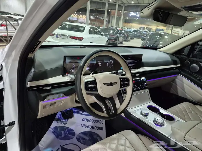 جينيسيس GV80-2024 سلندر6-ممشى 30الف KM 14