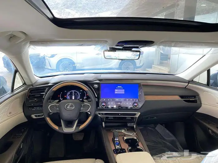 لكزس RX 350 BH هايبرد 2024 - أقل سعر ابيض واسود لدى الفريدي 3
