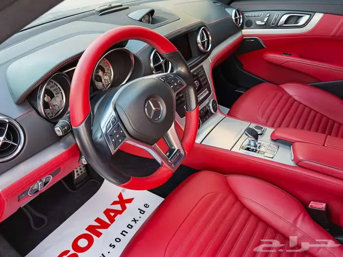 Mercedes SL550 كشف لون مميز من النوادر عالشرط 1
