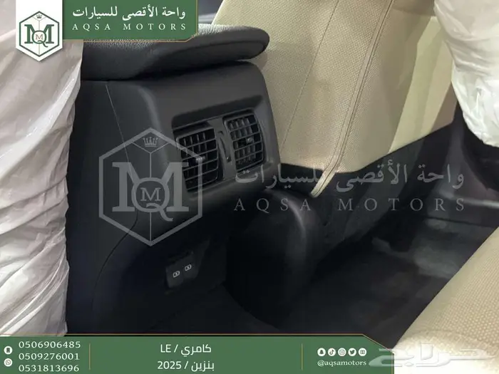 كامري LE نص فل أسود بنزين 2025 كاش وتقسيط بنوك 19