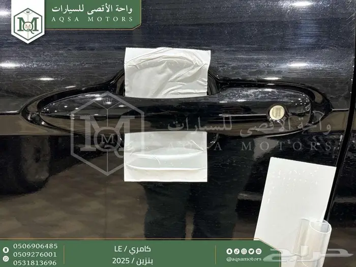 كامري LE نص فل أسود بنزين 2025 كاش وتقسيط بنوك 26