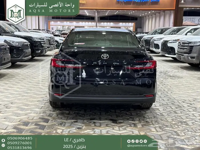 كامري LE نص فل أسود بنزين 2025 كاش وتقسيط بنوك 10