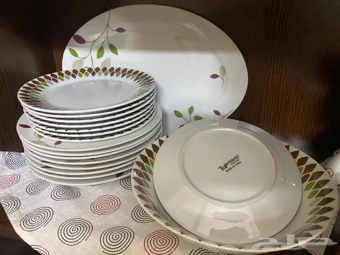 طقم صحون بورسلان اصلي 7