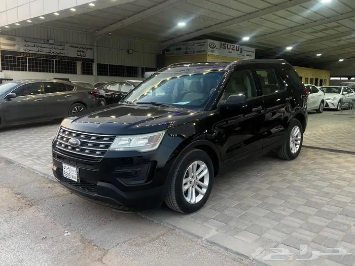 إكسبلورر أسود 2016 ستاندر بدون دبل خليجي ماشي 100ألف 0