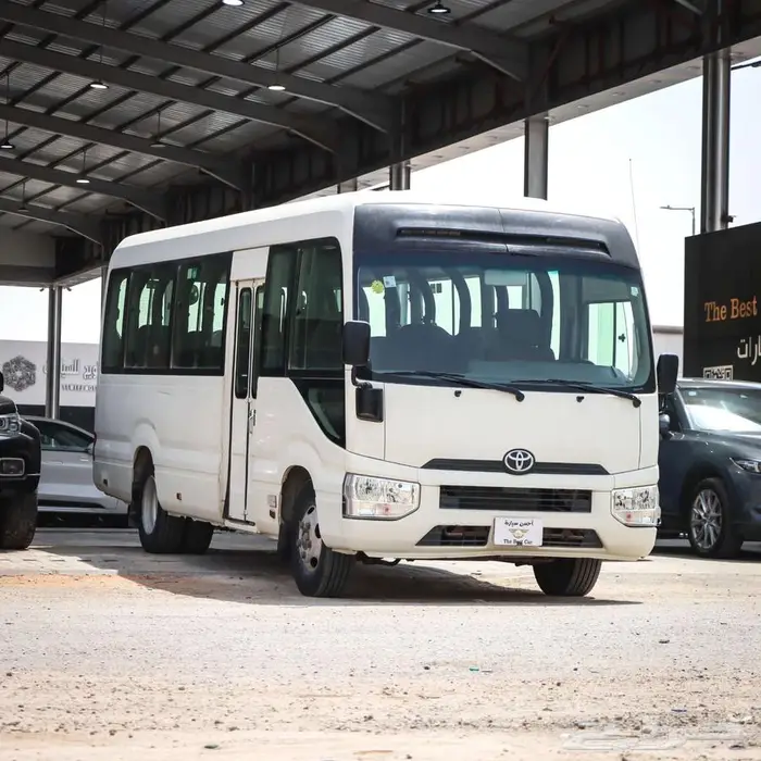 باص تويوتا كوستر موديل 2020 مجهز من ارمكو 2