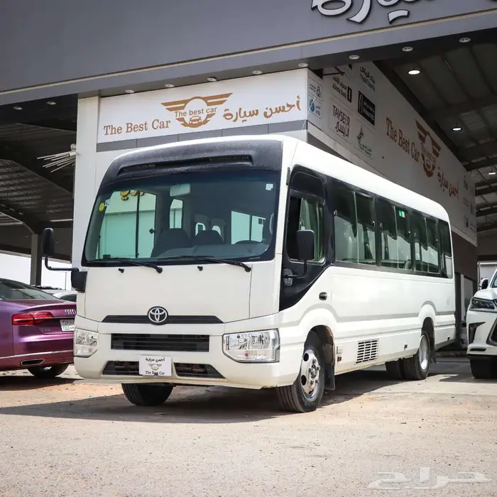 باص تويوتا كوستر موديل 2020 مجهز من ارمكو 1