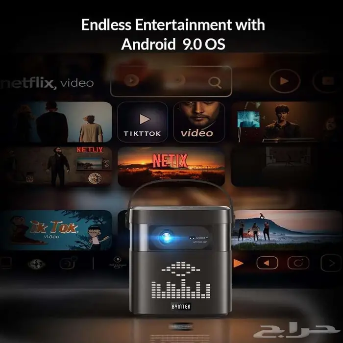 باينتيك جهاز عرض محمول 4K بروجيكتر مناسب جدا للمعلمين 1