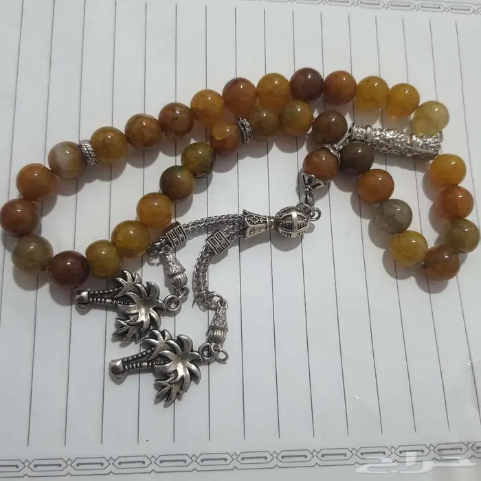 سبحه من حجر العقيق 0