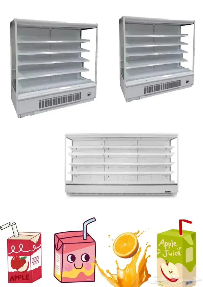 ثلاجات عرض مكشوفة ثلاجة تبريد تجهيز معدات مطاعم 0