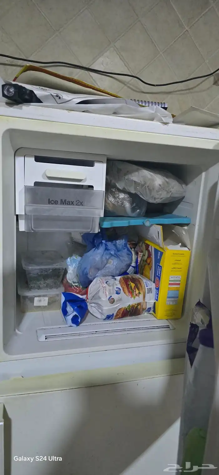ثلاجة سامسونج حالة 650 ري ممتاز Samsung refrigerator 65 3