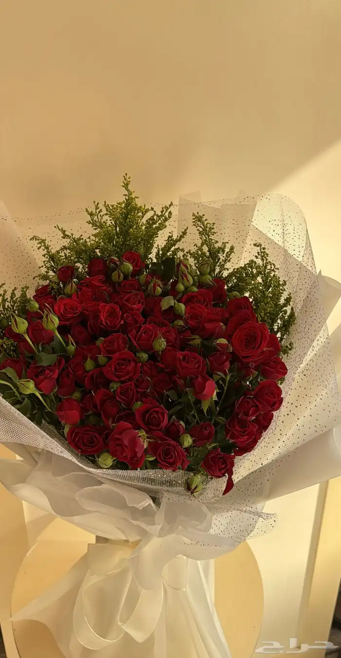 ماتحصلون هالحجم بارخص منا 20 غصن بيبي روز وعشر اغصان خضرا 3