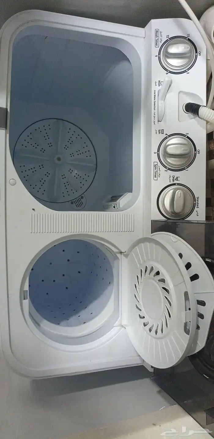 غسالة حوضين 5كيلو بحالة ممتازة 1