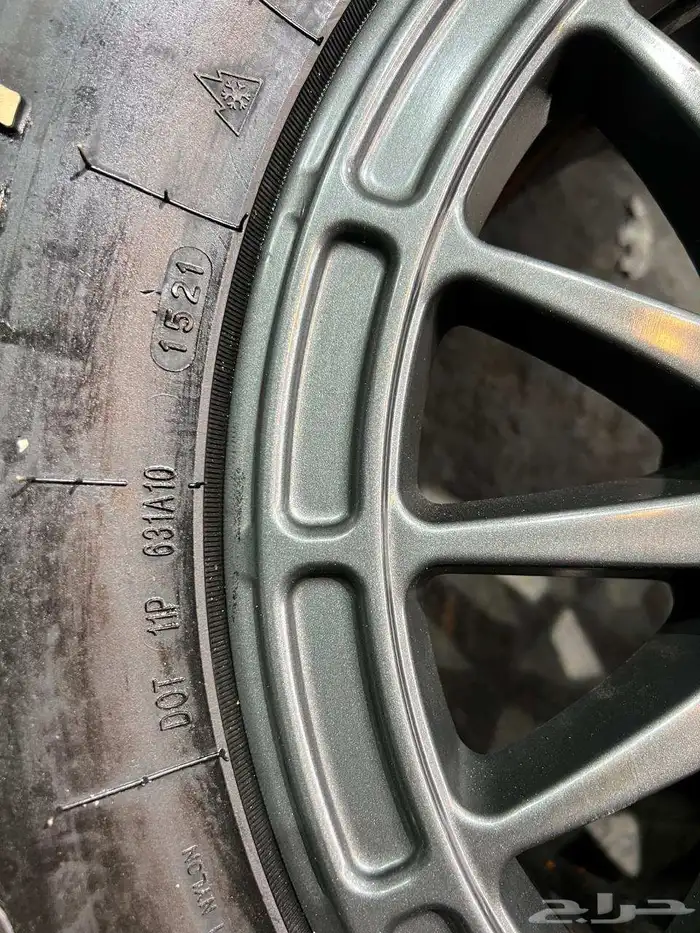 جنوط ميثود خمسه مسمار اصلي مع كفرات نص حجري مقاس 17 17