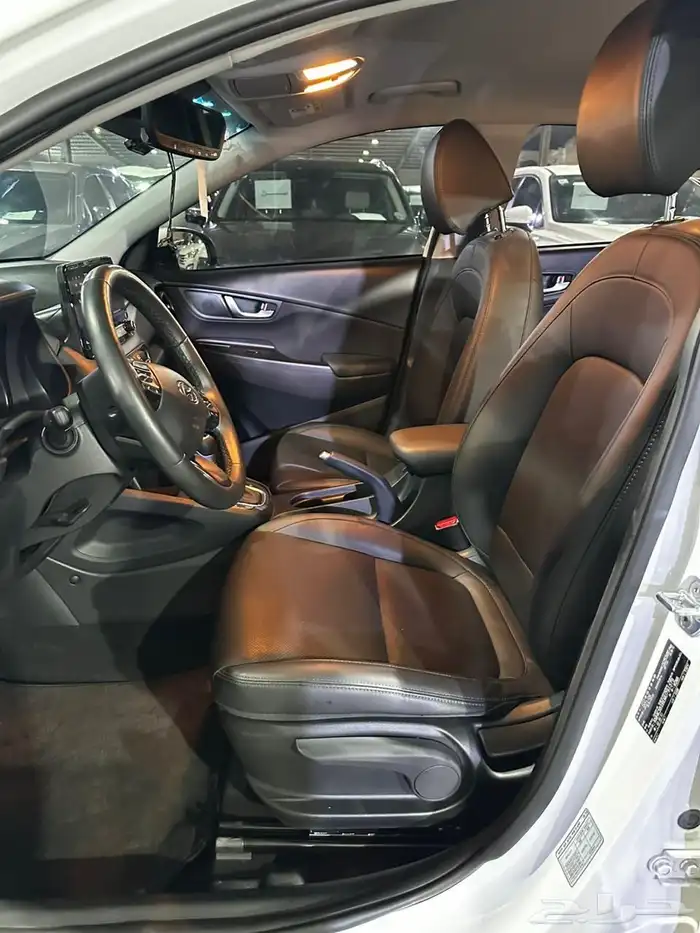 هيونداي كونا ابيض 2021 بنزين بطاقة جمركية وارد كوريا 7