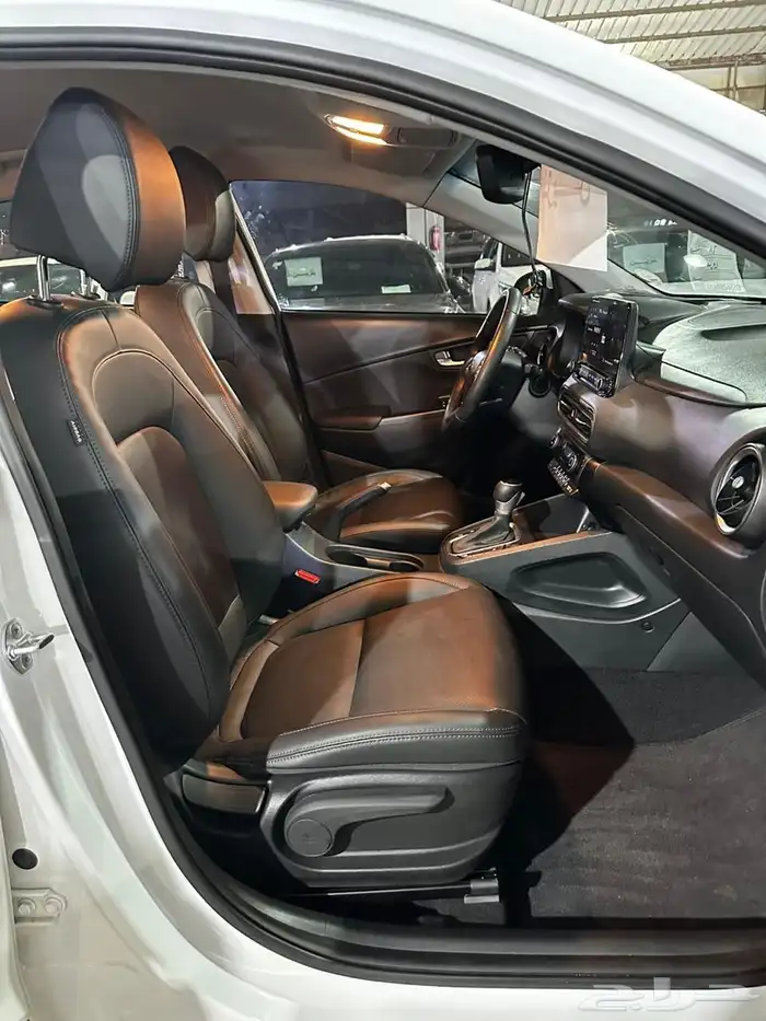 هيونداي كونا ابيض 2021 بنزين بطاقة جمركية وارد كوريا 10