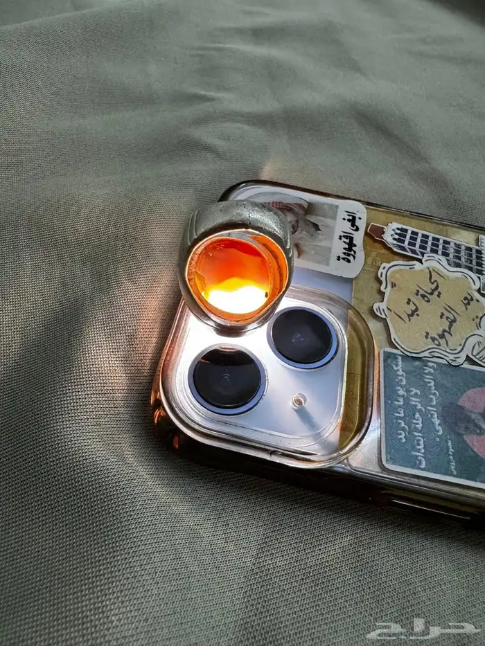 خاتم اصلي فضه للبيع منقوش منقار صقر 1