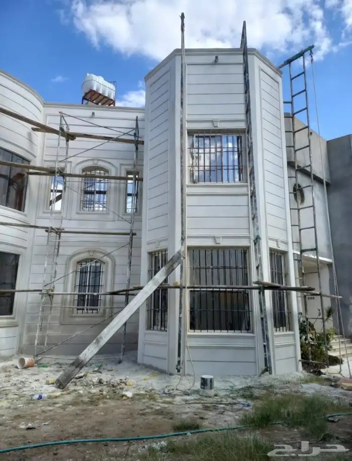 ديكورات خارجيه بديل الحجر تطعي وتلبيس كامل 1